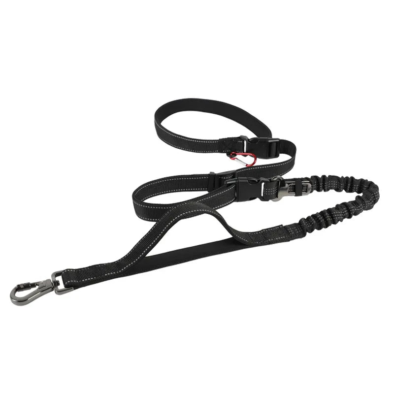 2025 NEW Cat Dog Hands-Free Leash Outdoor Sports Running Reflective Elastic Dog Walking Leash Chain Adjustable Pet Supplies