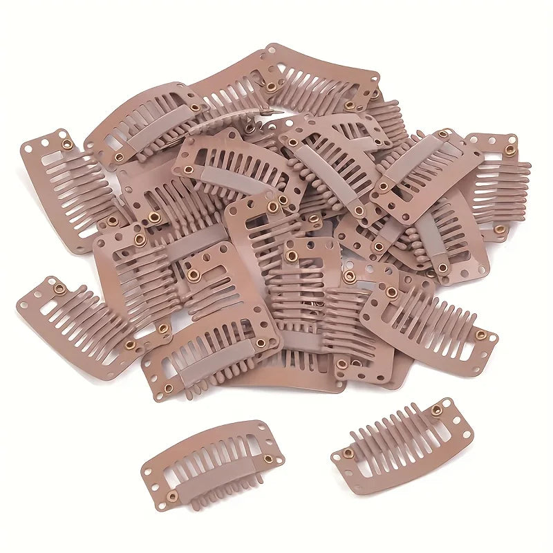 Wig clips, hairpins, wig pieces, water drop cards, fixed hairpins, invisible bangs, hairpins, 30 pieces, pack one