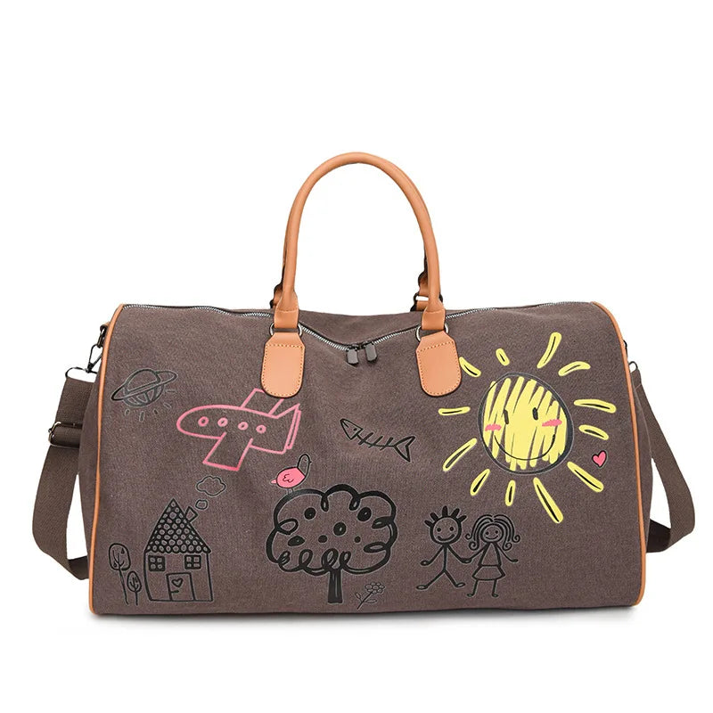 Large Capacity Travel Bag Fitness Handbag Crossbody Bag for Women Duffle Bag Carry on Luggage Bolso Marca Lujo Сумка Женская Sac