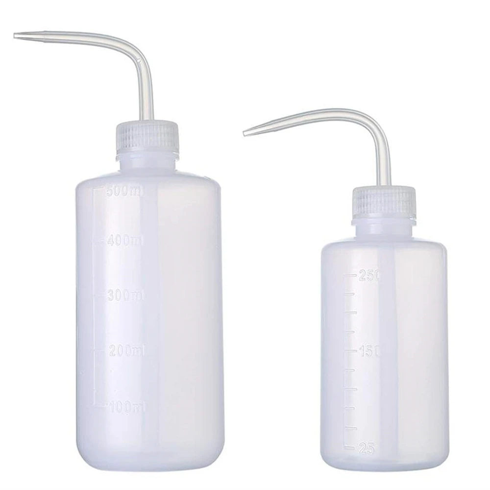 250/500ml Tattoo Wash Bottle 1/2pcs Plastic Safety Rinse Bottle Watering Tools  Lab Non-Spray Squeeze Bottle Tattoo Supplies