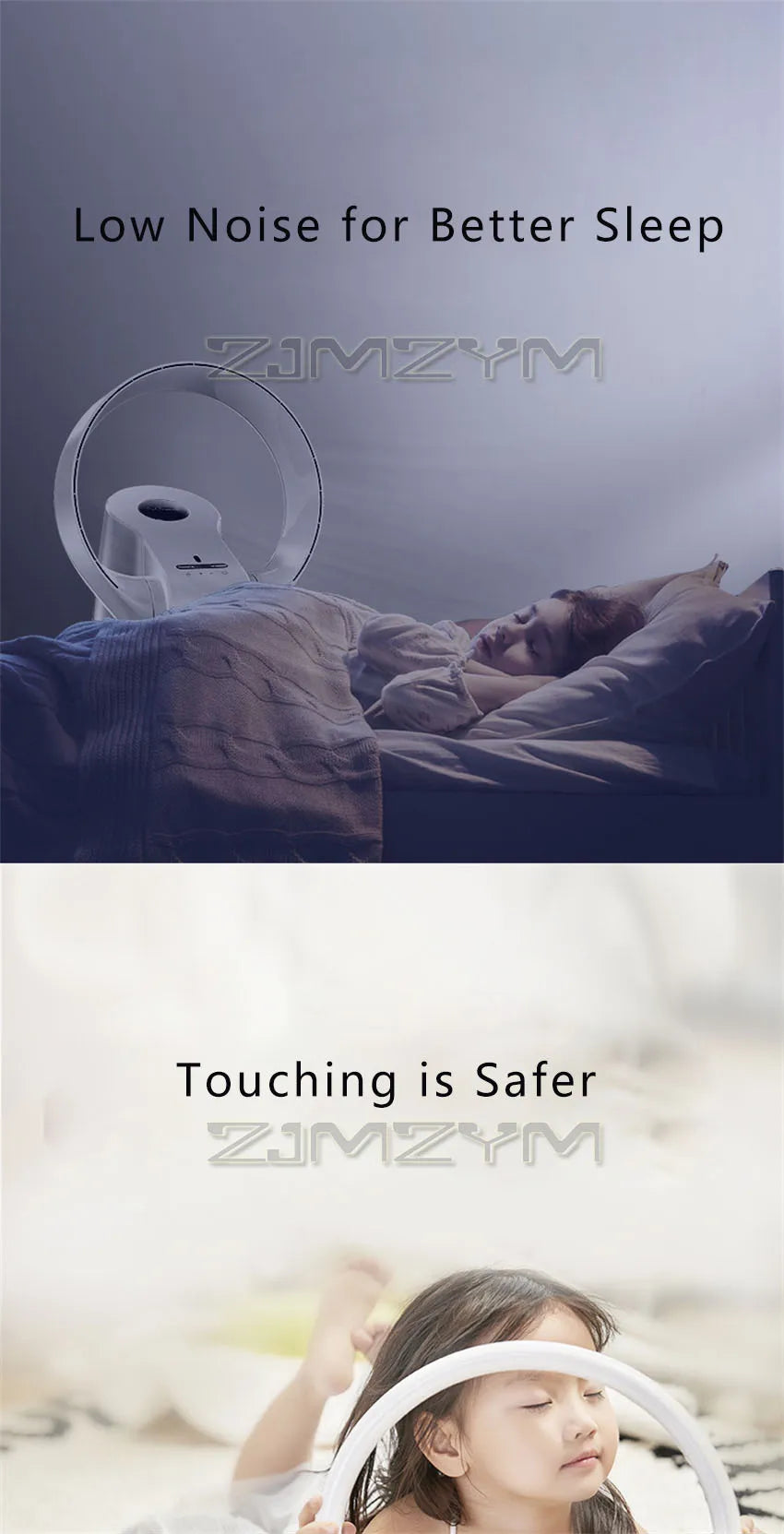 Bladeless Fan Muted Home Intelligent Wall Mounted Shaking Head Fan Floor Fan Remote Control Electric Fan Circulation Fan 220V