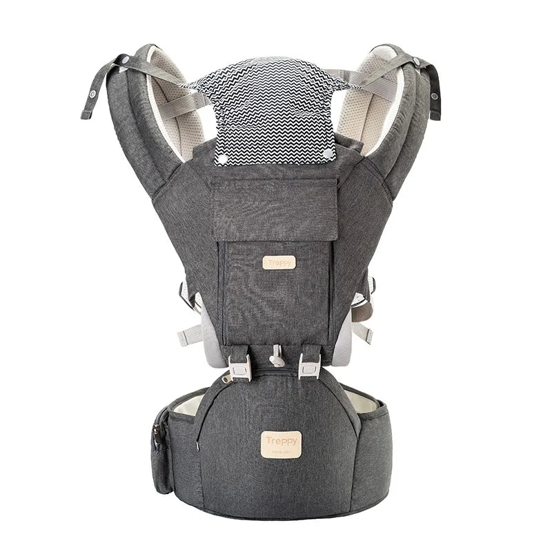 Insular  Ergonomics Baby Carrier Sling Portable Child Backpacks Thickening Shoulders 360 Ergonomic Hoodie Kangaroo 0-36 Months
