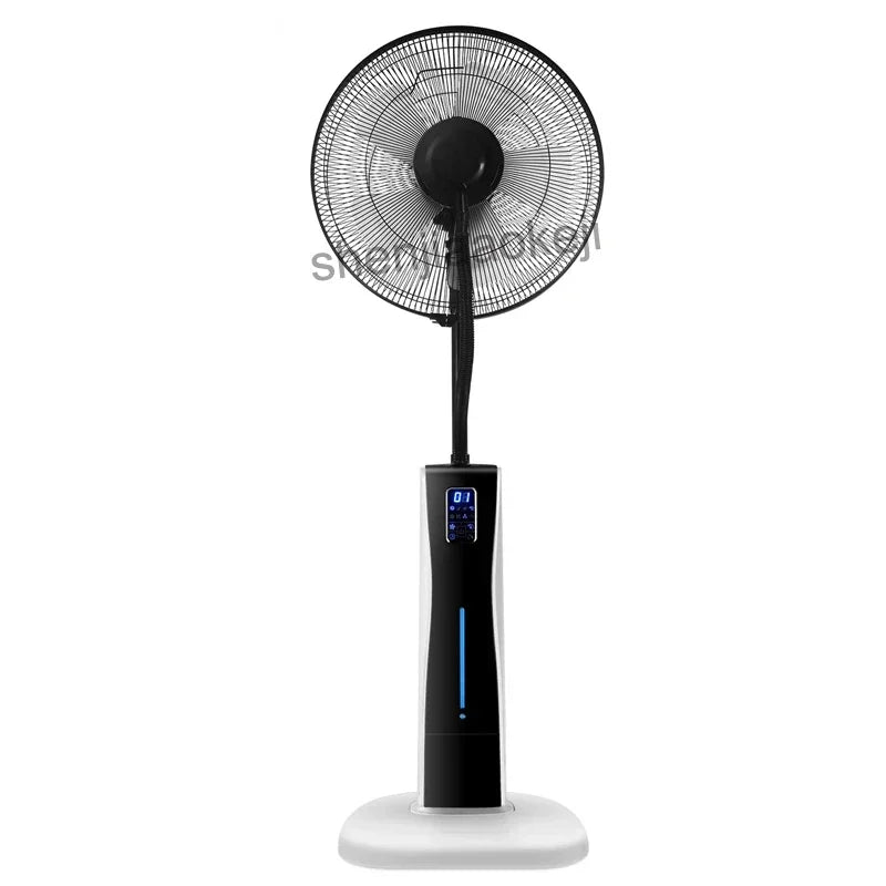 Office air humidifier Electric Fan Water mist fan Air condition fans cold fog fan remote control 12h timing