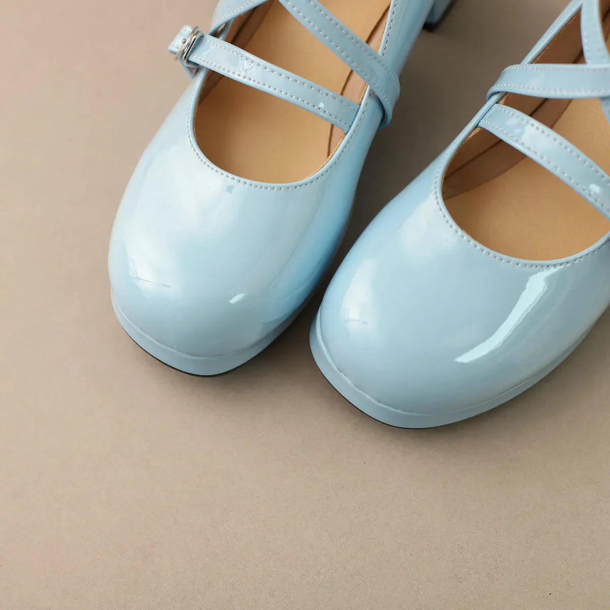 Japanese Lolita Party Shoes High Heels Ankle Strap Cross Dress Pumps Cosplay Costume Plus Size 31-50 Big Feet Wear Dropshipping