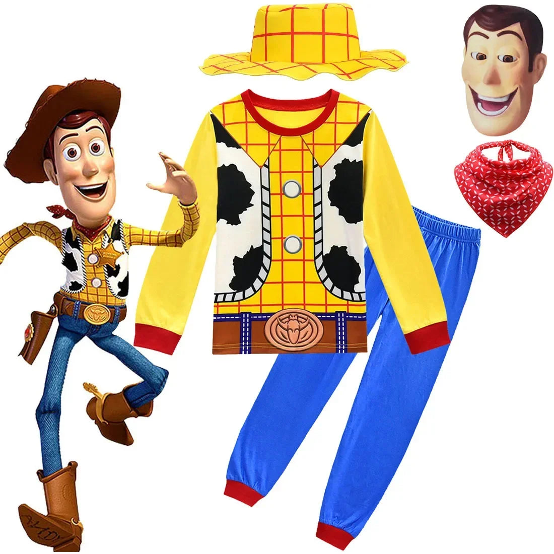 Fashion Hoodie Toy Kids Story Buzz Lightyear Costumes Halloween Costumes For Kids Sweater Cartoon Woody Cosplay Fancy Dress Boys