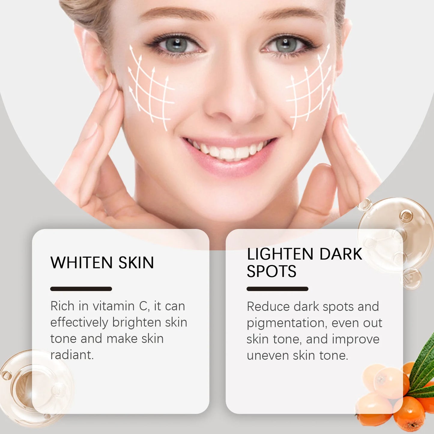 Deep Vita C Capsule Cream Collagen Face Moisturizer Anti Aging Gel Firming Repairing Fade lines Hydrating Skin Care Products