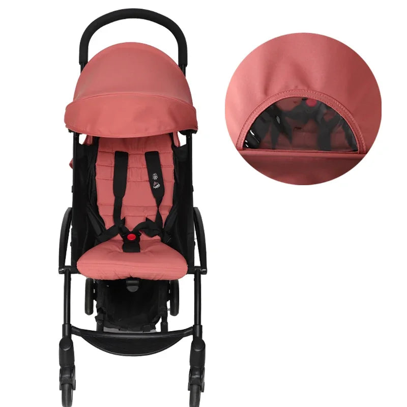 Baby Stroller Accessories 2pcs/set 6+ Sunshade&Mattress Fit for Yoyo/Yoyo3 Thickening UPF50+ Waterproof Canopy With Seat Liner