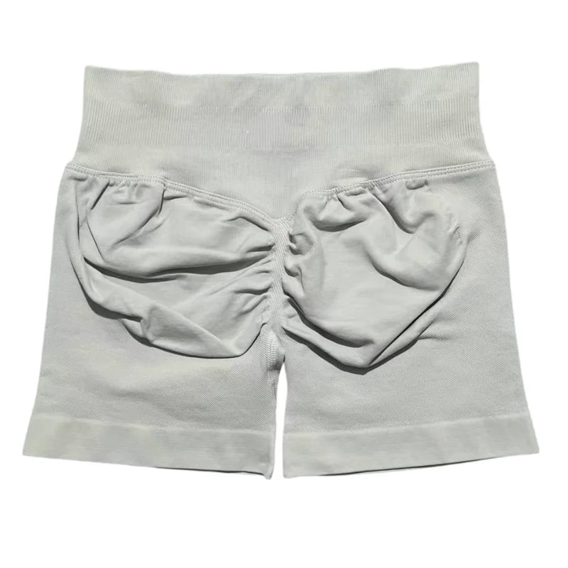 HISTELLO Sports Shorts 4.5‘’ High Waist Women Yoga Workout Shorts Seamless Leggings Stretch Fitness Sweatpants Gym Short