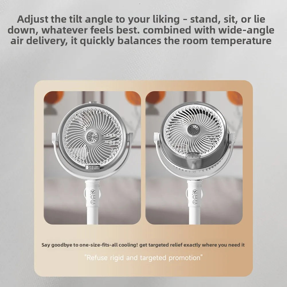 3 In 1 Smart Remote Control Humidifier Floor Fan,Multifunctional Oscillating Standing Desktop Circulating Fan,4 Speed Adjustable