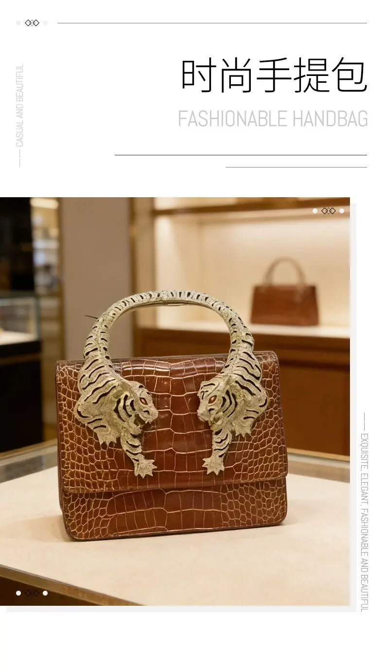Unique Leisure Diaper Bag Stylish Clutch Mini Messenger Purse Solid Color Leather Handbag Original Retro Women's Tote