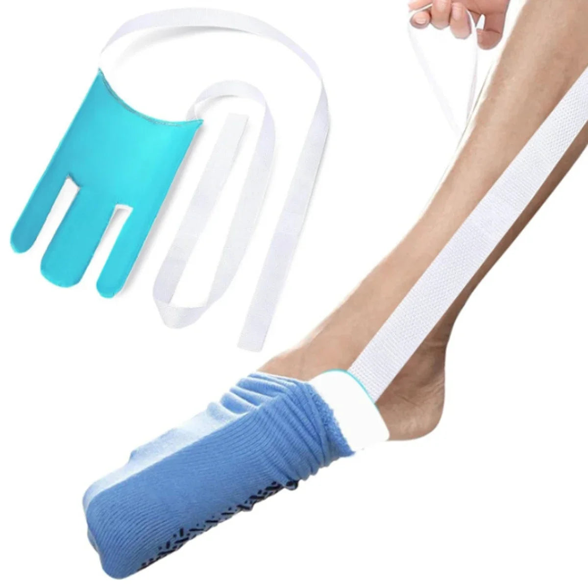 No Bending Sock Aid Tool for Elderly Disabled Pregnant – Easy Sock Helper Assistant Device, Practical Daily Living Aids