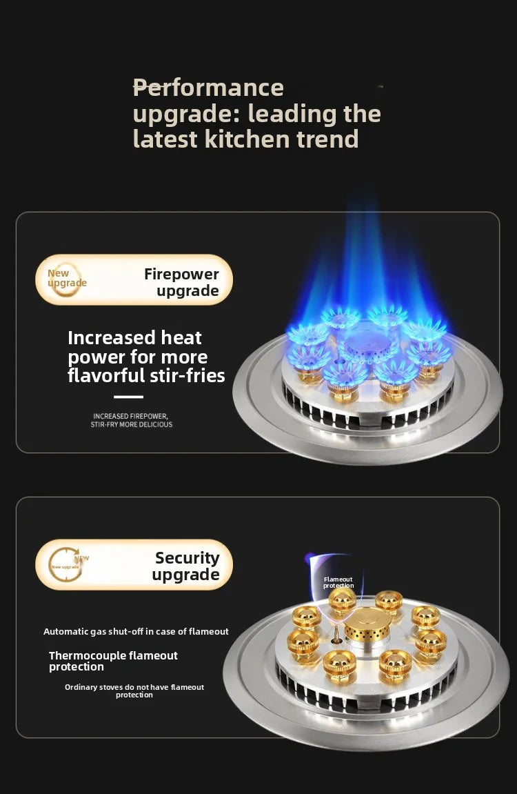 High Pressure Gas Stove for Home Use LPG Natural Gas Stove Commercial Strong Flame Cooker