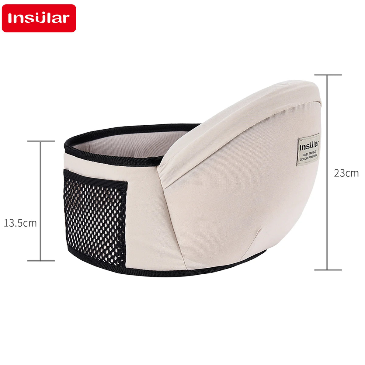 Adjustable Front Facing Baby Carrier Waist Stool with Hipseat Belt for Kids Infant Walkers Sling Hold Waist Belt Backpack