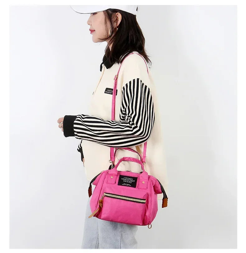 Small size mother and baby mother storage bag handbag travel backpack diaper bag baby stroller accessories