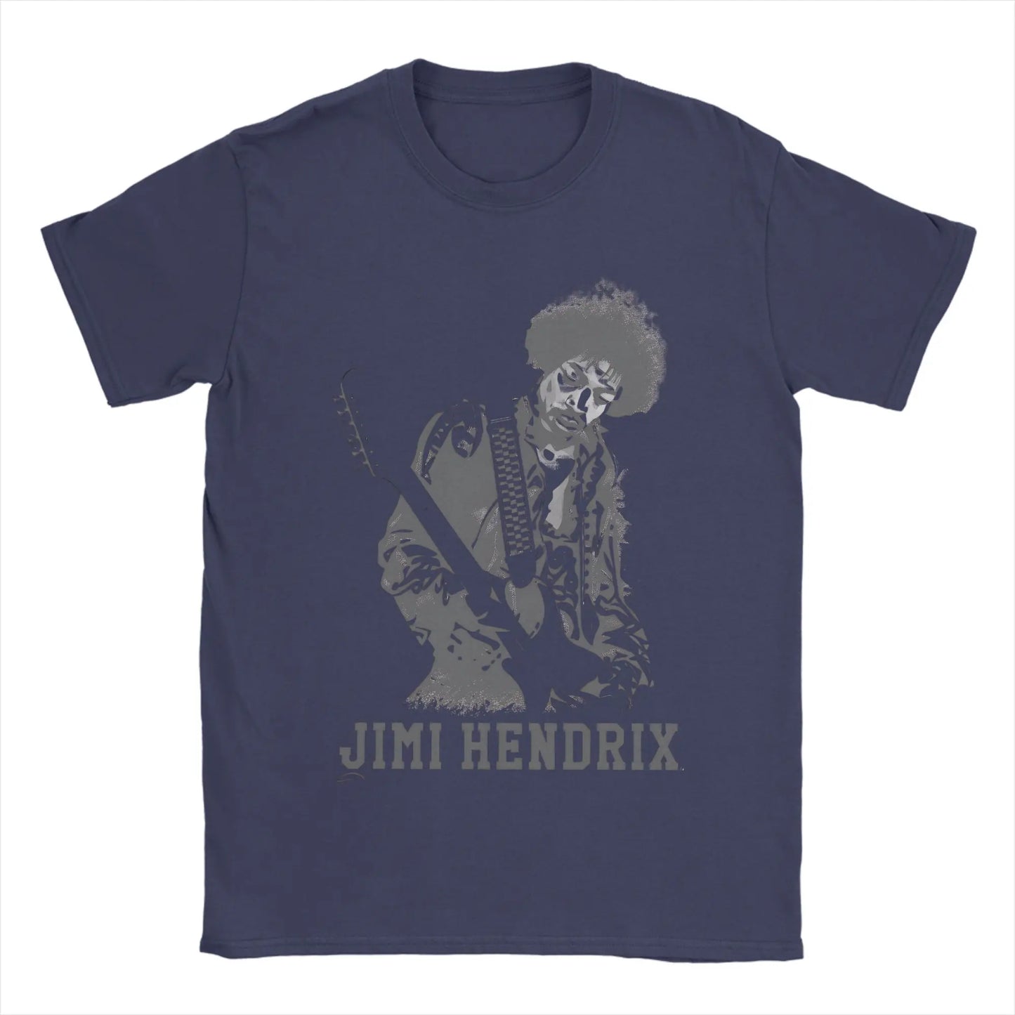 Jimi Hendrix Cotton T-Shirt For Man Summer  Classic T Shirts Breathable Novelty Tee Shirt Big Size Casual Clothing