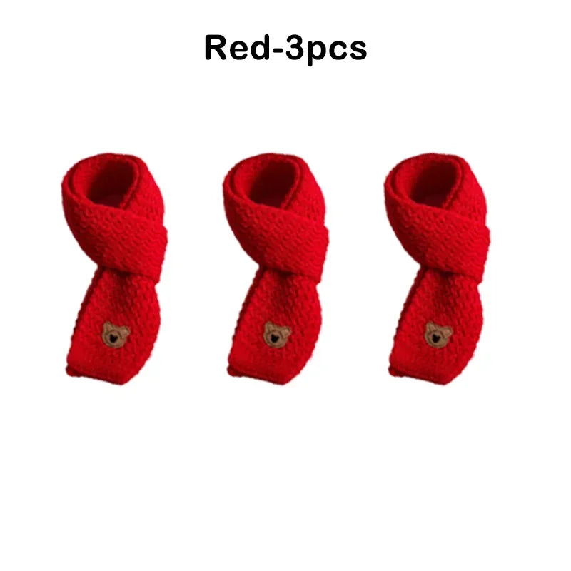 Kids Windproof Scarf Fleece Lined Warm Neck Cover Toddler Winter Scarf Christmas Gift Unisex Baby Outdoor Scarf Korean Cute