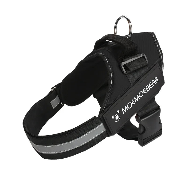 K9 Tactical Dog Harness and Leash Anti-Pull for Golden Retriever Pomeranian Adjustable Pet Walking Rope for Large Dogs