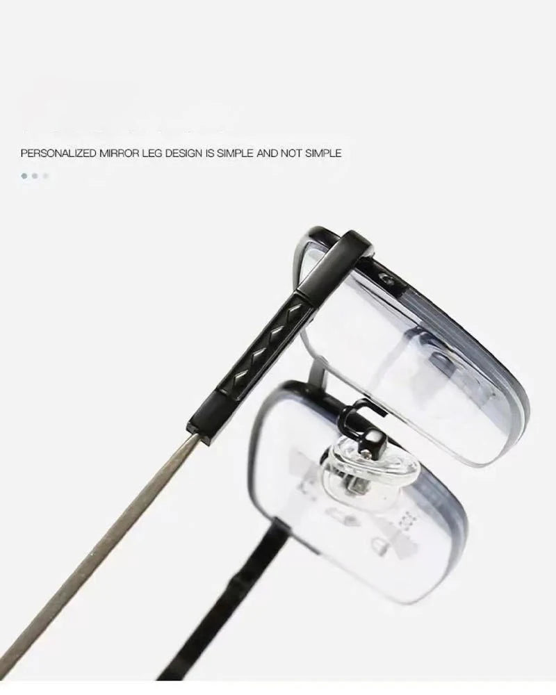 Color-changing Dual-purpose Reading Glasses Progressive Multi-focus Intelligent Zoom Titanium Memory Anti-blue Light XTP1832