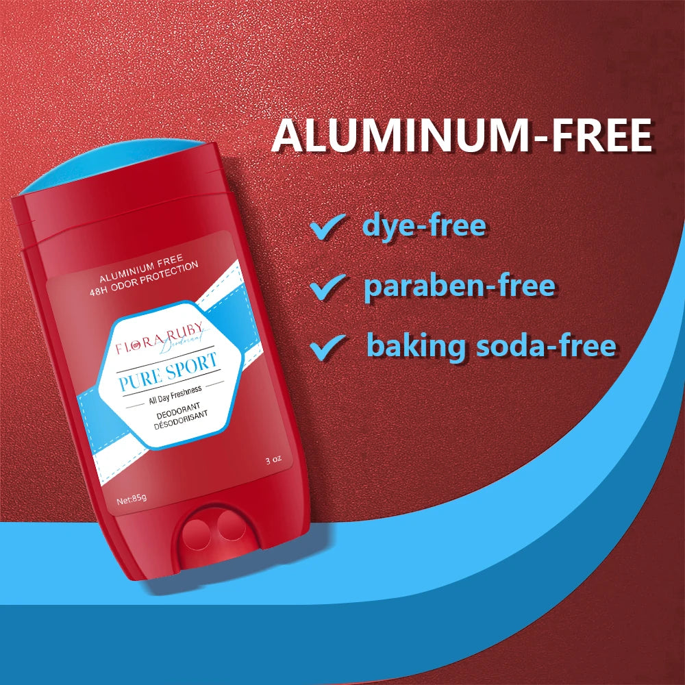Aluminum Free 48-Hour Sweat and Odor Protection Body Deodorant Stick, All-Day Underarm Protection for Men and Women