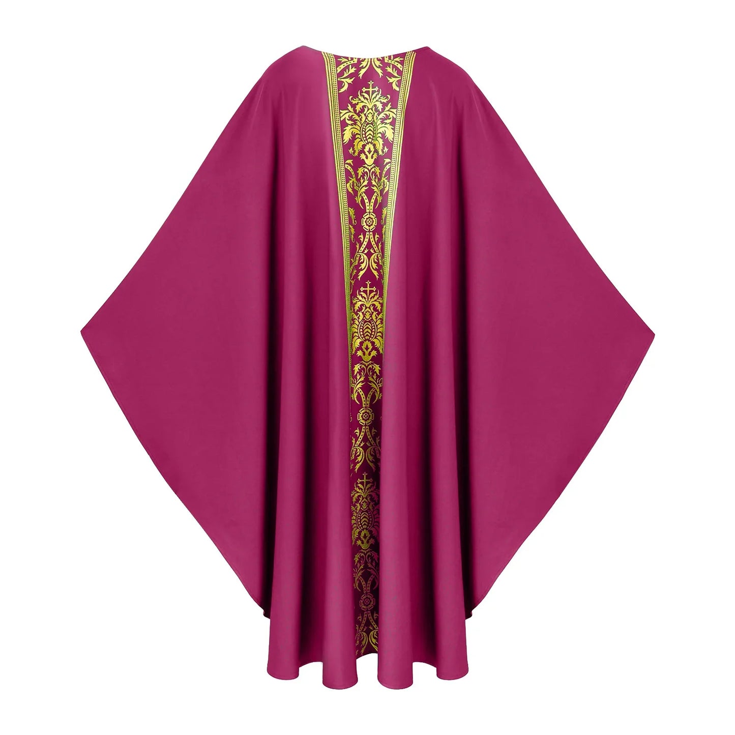 Halloween Priest Religious Robe Cosplay Costume Costume Robe Chasuble Priest Vintage Baggy Robe Gown Cape Party Outfit for Adult