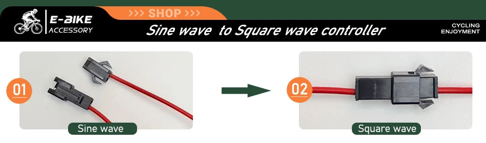 Electric Bicycle 80A BLDC Sine Wave/Square Wave 3 Mode Controller 48V72V3000W5000W Throttle PAS E-Brake Display for Ebike Scoote