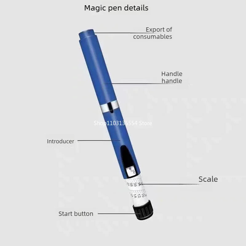 2026 Reusable  Metal Pen Adjustable Dose 3ml Aesthetic Durable Precise Lifting Filling Lacrimal Groove Pattern for Home Use