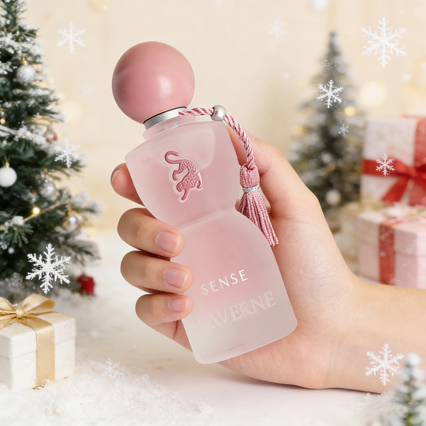 SENSE Perfume 75ml 2.5fl.oz Pink Leopard Eau De Parfum Middle East Dubai Arabian Perfume for Women Perfect Gift