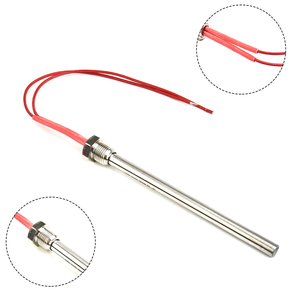 220V Igniter Hot Rod Lgniter Hot Rod Wood Pellet Heating Tube Fireplace Grill Stove Part 300W / 350W Fireplace Parts Replacement