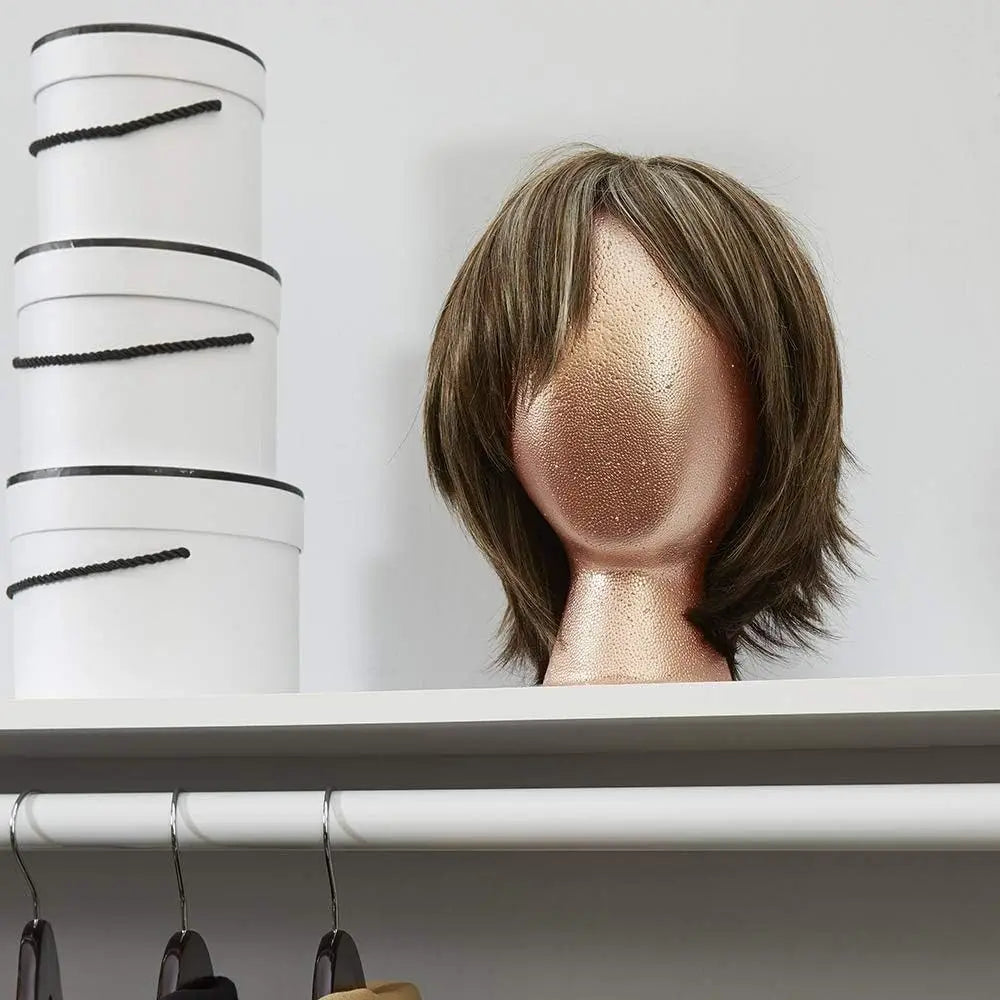 New Stable Foam Mannequin Head Lightweight White Wig Display Stand Jewelry Headwear Display