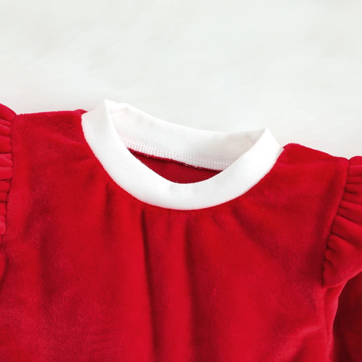 Ceeniu Baby Christmas Bodysuit Dress For Girls Green Santa Claus Letter Rompers Infants Onesies My First New Year Costume Baby