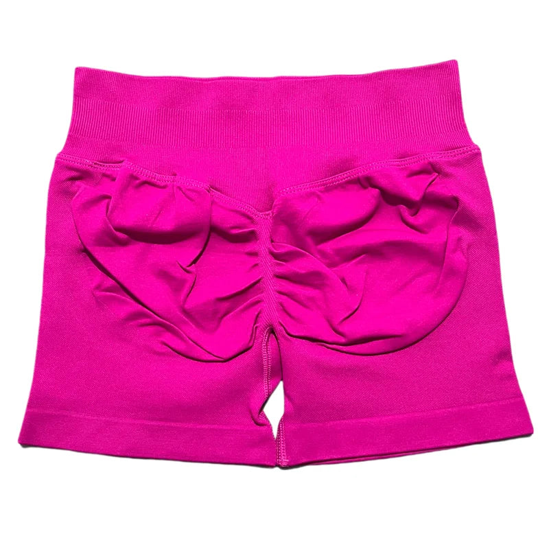 HISTELLO Sports Shorts 4.5‘’ High Waist Women Yoga Workout Shorts Seamless Leggings Stretch Fitness Sweatpants Gym Short