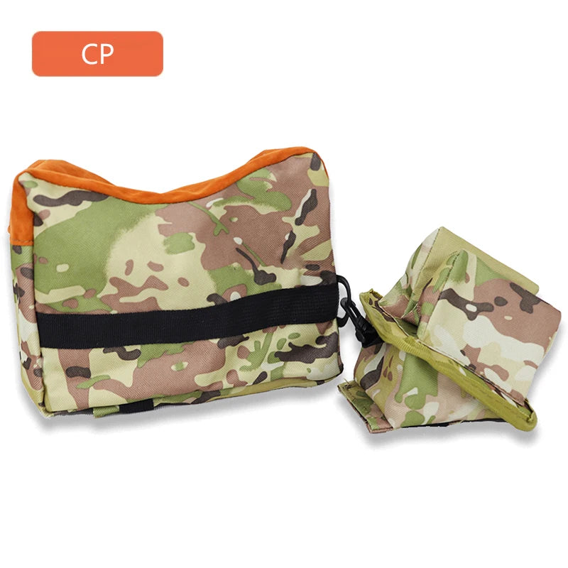 Tactical Gun Rest Bag Support Stand Outdoor Shooting Sandbag Unfilled Front Rear Gun Bag Airsoft Hunting Accessories