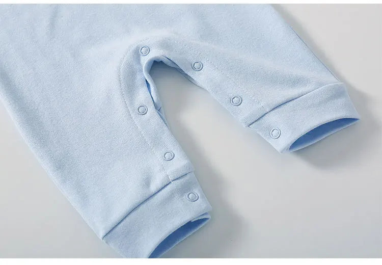 Baby Clothing Boys Girls 6Pcs/Sets Romper Suitable for Newborns Aged 0-3 Months Solid Color 100% Cotton Jumpsuit Baby Set