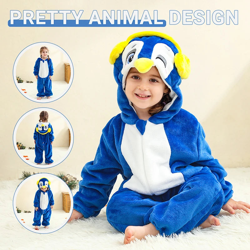 MICHLEY Halloween Lion Baby Rompers Clothes Hooded Flannel Cosplay Toddler Infant Pajamas Bodysuit Jumpsuit Costume For Kids Boy