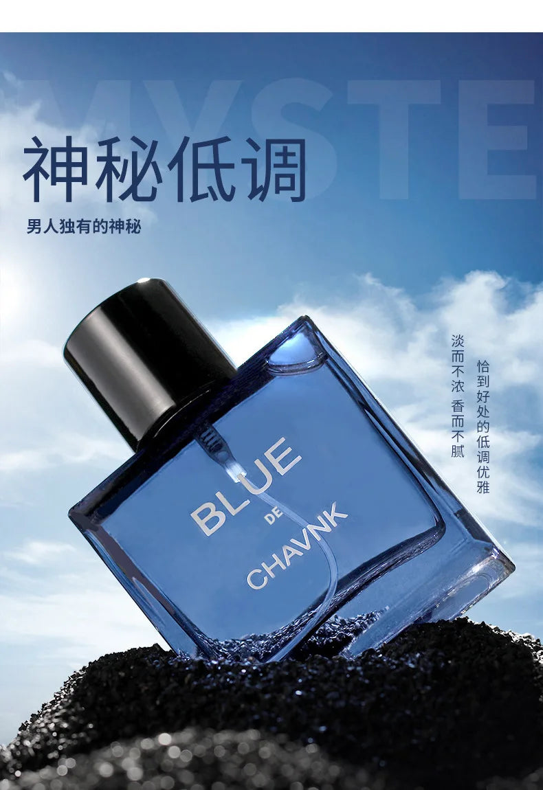 50ml Classic BLUE DE CHAVNK EAU DE PARFUM Pheromone Perfume Azure Fragrance Body Spray for Men Gentlemen Attract Women