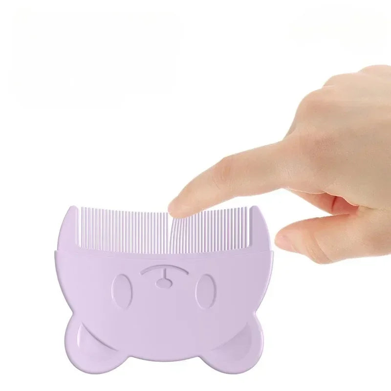 1-4pcs Newborn Baby Comb Remove Fetal Scale Cute Bear Shaped Infants Boys Girls Fetal Hair Shampoo Soft Comb