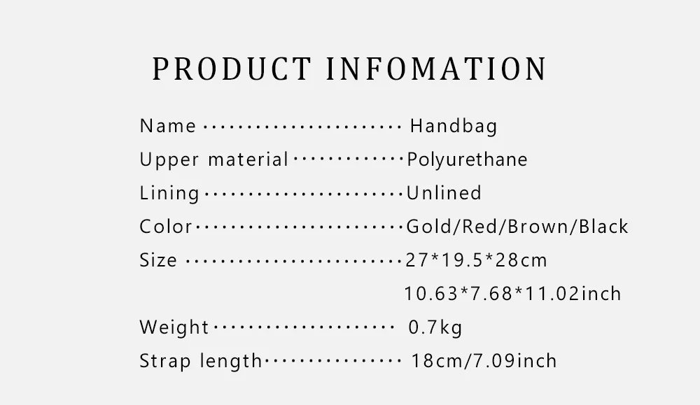 CH Tote Bag For Women Luxury Designer Handbag Fashion Embossed Leather Shoulder Bag Elegant Gold Chain Tote Bag For Daily Use