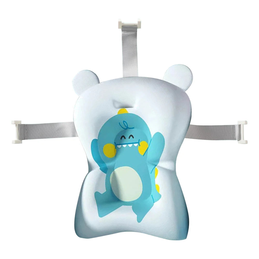 Newborn Bathtub Pillow Floating Newborn Baby Bath Cushion Seat Portable Provides Comfort and Support for Baby 0-12 Months
