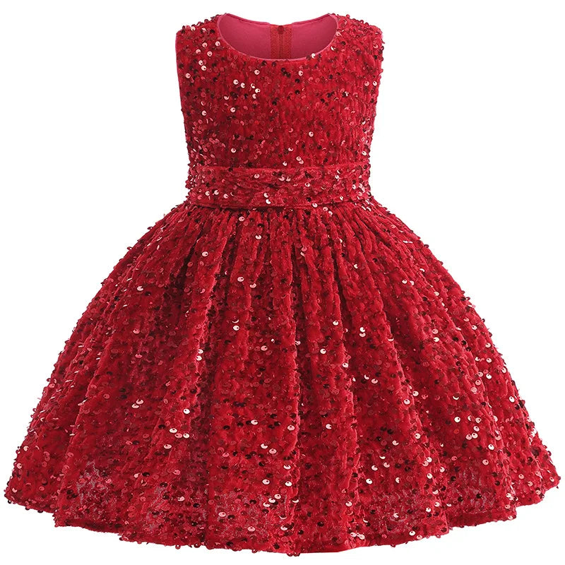 NEW Baby Dress Lace Flower Christening Baptism Clothes Newborn Kids Girls First Years Birthday Princess Infant Party Costume