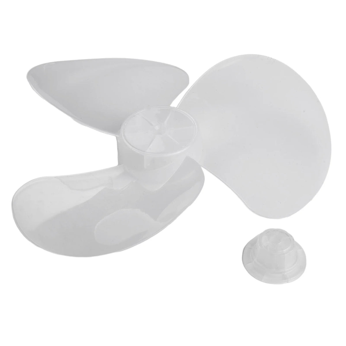 High Quality Fan Blade 3 Leaves Radius 14cm Standing Pedestal Floor Wall Table Fanner Transparent Black Transparent White