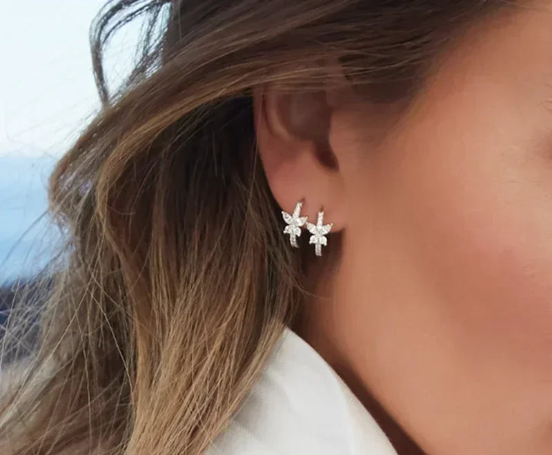 LI KI 925 Sterling Silver 2022 New Butterfly Earrings  Beautiful Fashion Jewelry Free Delivery Valentine'S Day Gift