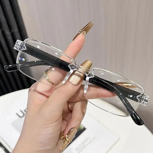 Smart Zoom Reading Glasses Anti Blue Light Presbyopia Glasses for Men Women Adjustable Focus Light Lightweight Reading Glasses