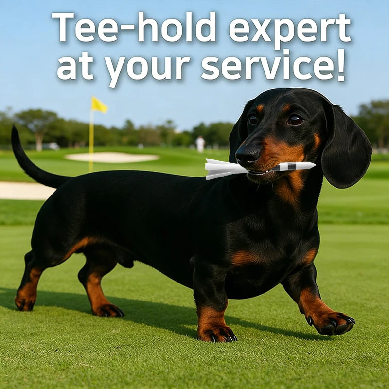 1 Pack Plastic  Golf Tee Replacement Anti-loss Dog Golf Tee 83mm Improve Accuracy Ball Holder Golf Novelty Shape Tee Outdoor