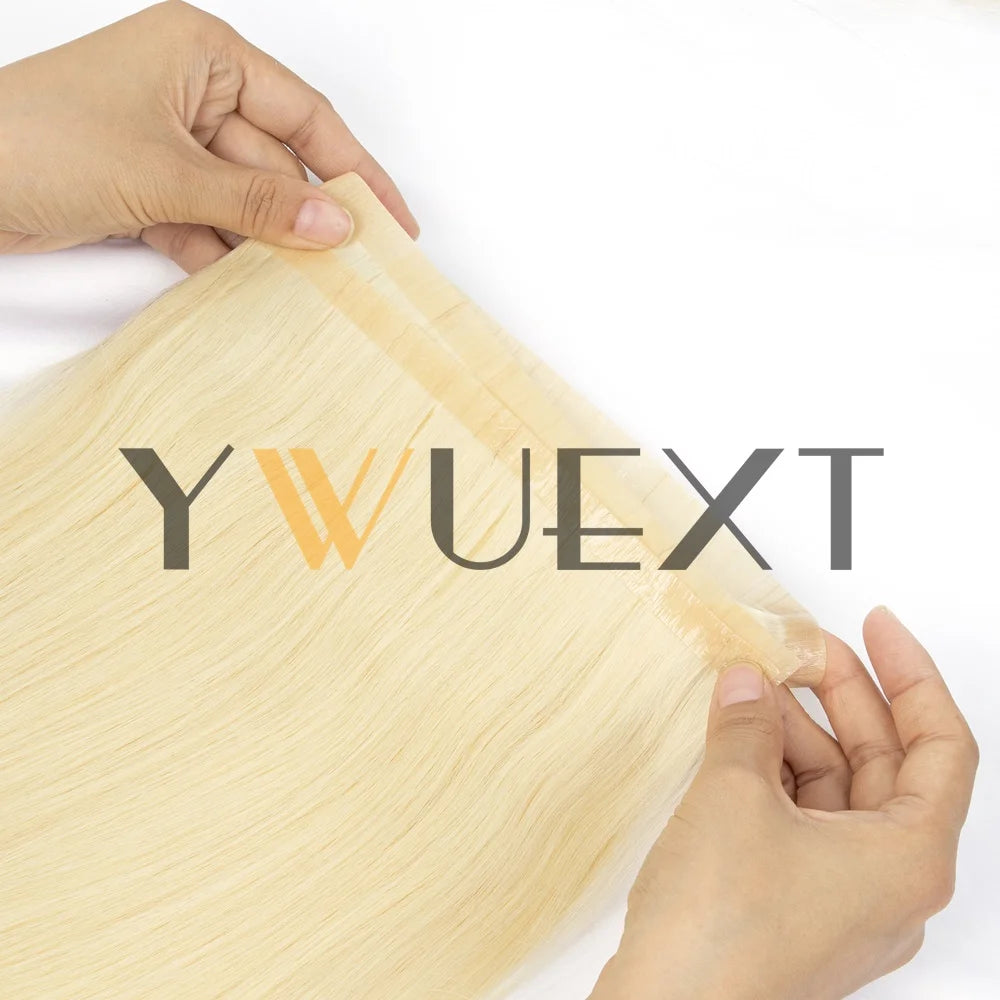 Seamless PU Tape Weft Human Hair Extensions Long PU Skin Weft Tape in Hair Extensions No Glue Human Hair For Fine Hair Long Weft