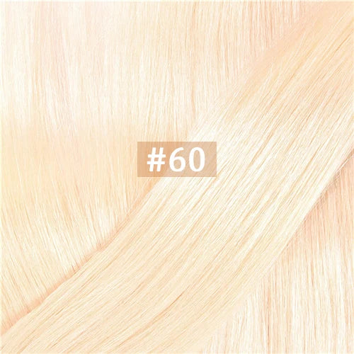 New Flat Tip Hair Extension Human Hair Straight Flat Tip Human Fusion Hair Natural Brazilian Keratin Capsule Real Human Hair 613