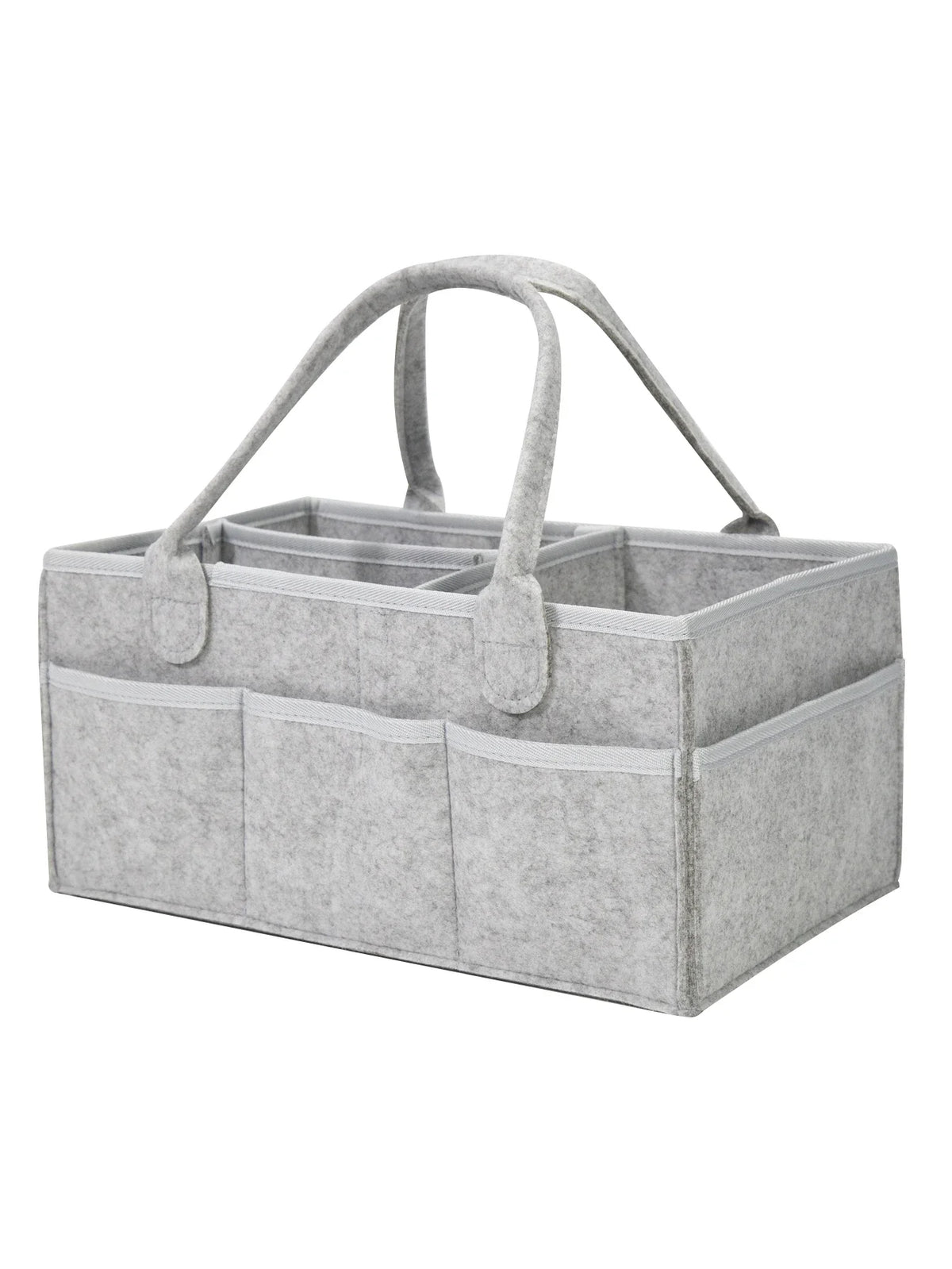 Baby Stroller Organizer - Foldable Mommy Tote Bag & Diaper Storage Hanging Basket | Portable & Thicken Design for Easy Access