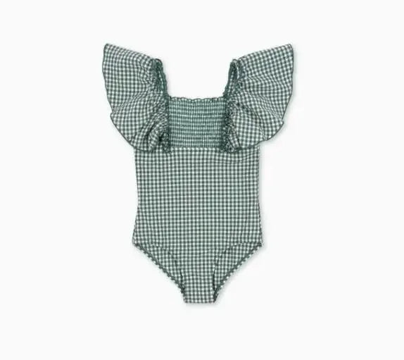 Kids Swimwear for Girls KS Brand New Summer Baby Swimsuit Cute Cherry Kids Outfit Set Holiday Beach Bikini Children Clothing