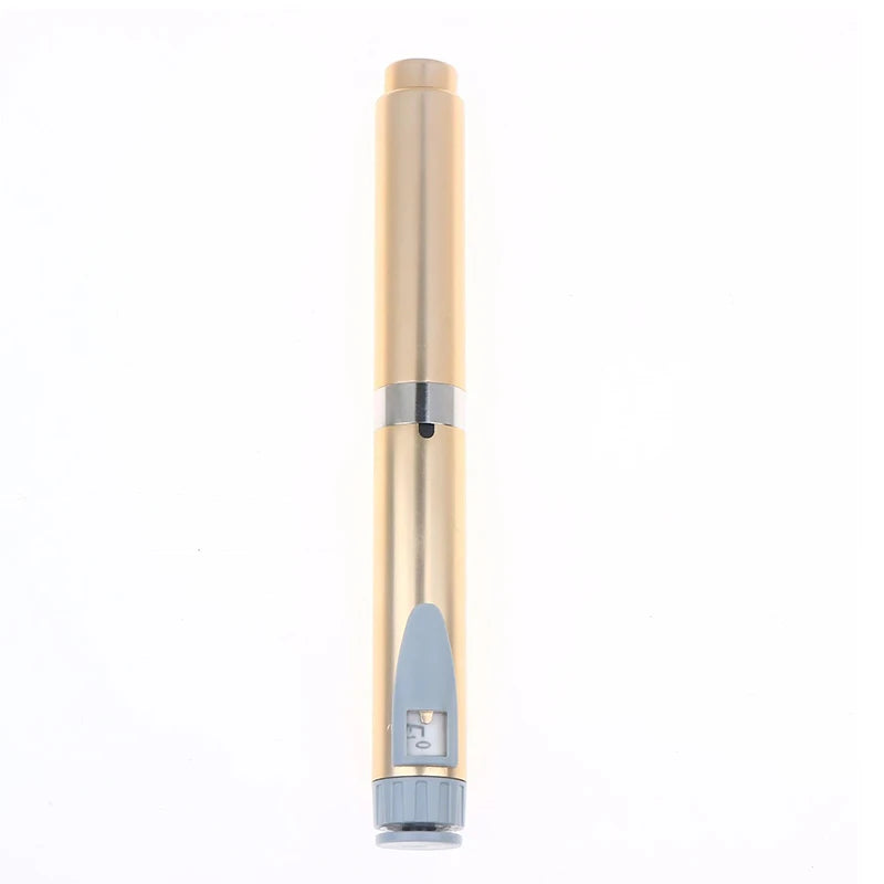 Portable Dose Adjustable Reusable Injector Pen Kit for Insulin Peptide, Comes with 10Pcs 3ML Replacement Cartridges