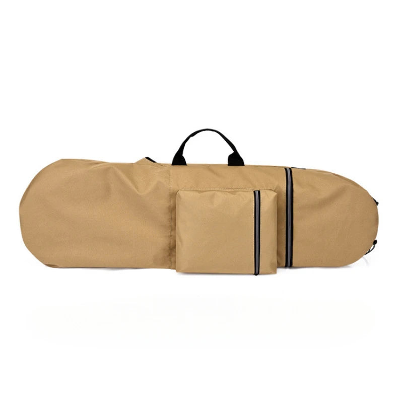 1pc Skateboard Bag, Double Rocking Lightweight Waterproof Yoga Bag, Fitness Surfboard Bag, Large Capacity Shoulder Flip Bag