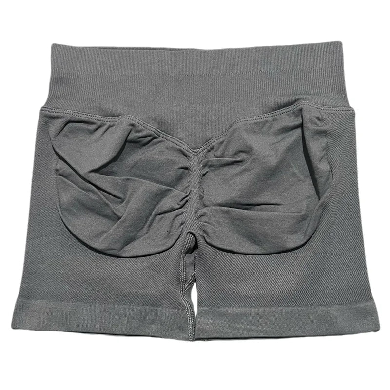 HISTELLO Sports Shorts 4.5‘’ High Waist Women Yoga Workout Shorts Seamless Leggings Stretch Fitness Sweatpants Gym Short